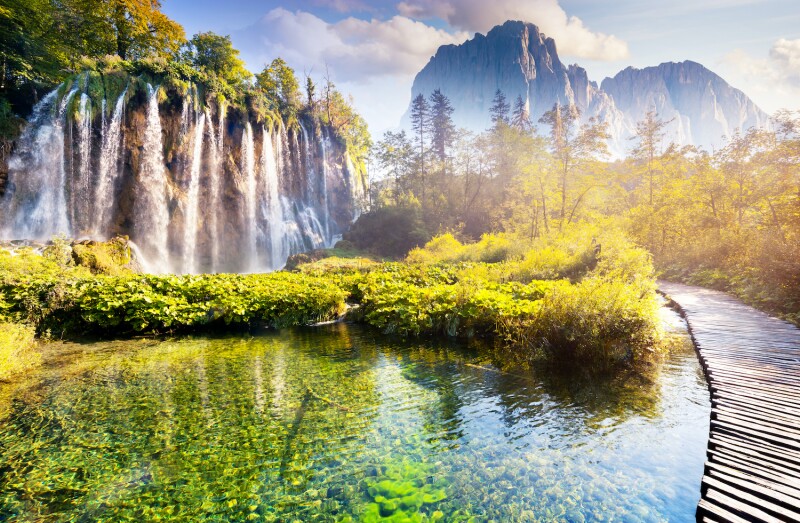Come for the coastline, stay for Croatia’s Plitvice Lakes National Park, a UNESCO World Heritage site.