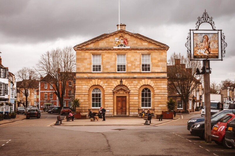 Woodstock Town Hall dates back to 1766.