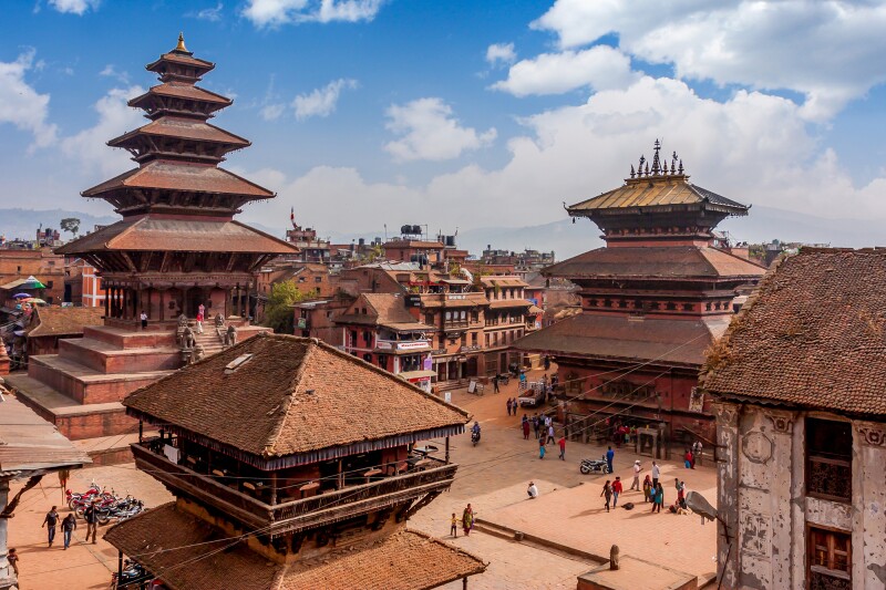 Located in the Kathmandu Valley, the city of Bhaktapur is a UNESCO World Heritage site.