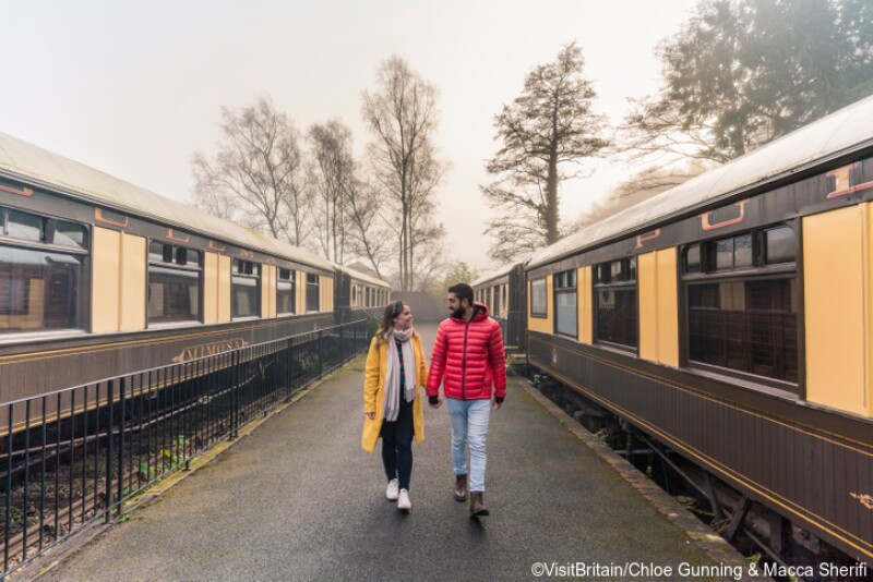 Petworth Railway Station, Sussex // Photo by ©VisitBritain/Chloe Gunning & Macca Sherifi