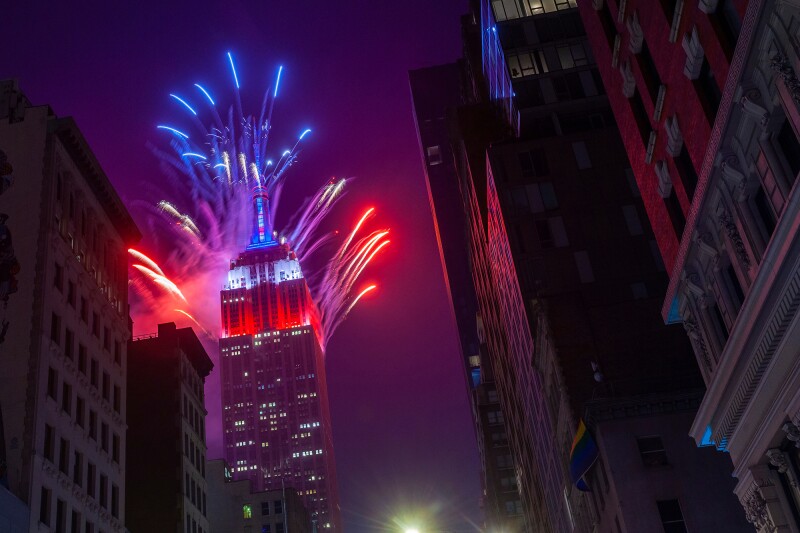 To prevents crowds from gathering, the location of Macy's Fourth of July Fireworks were not announced in advance in 2020.