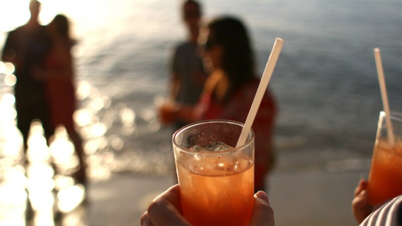 No matter how it’s made, a rum punch tends to taste best seaside.