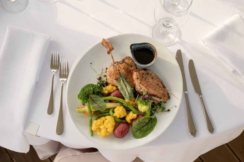 A restaurant meal in Poland
