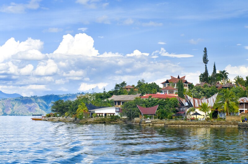 Indonesia wants to make it easier to get to places like Lake Toba on the island of Sumatra.