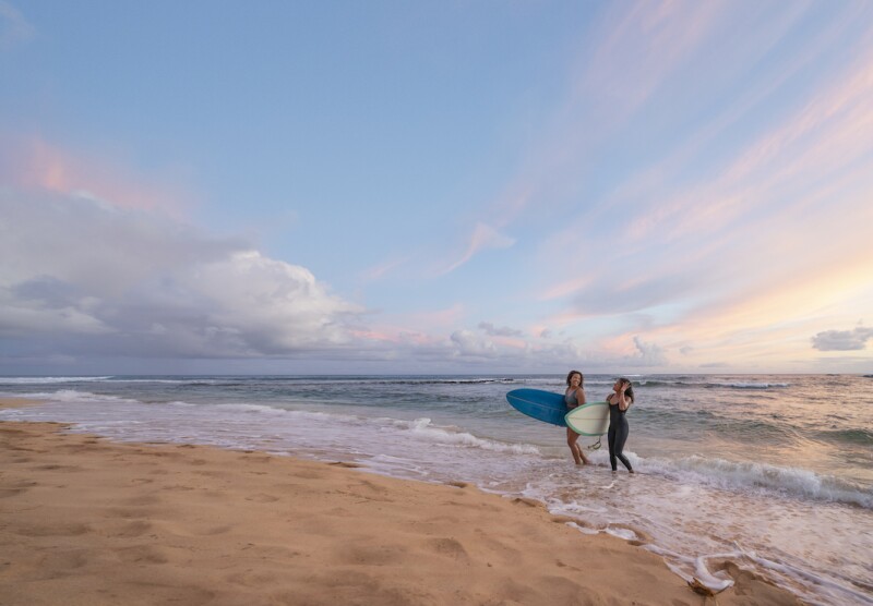 Woody, Black Lyons, and Duran found each other on Instagram after not seeing other surfers like them in their lineups.