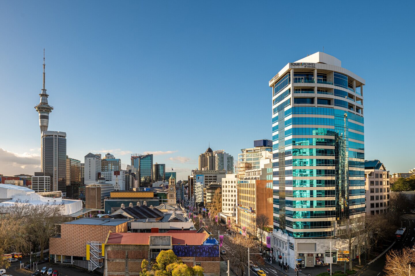 The Four Points by Sheraton, conveniently located in an Auckland arts district