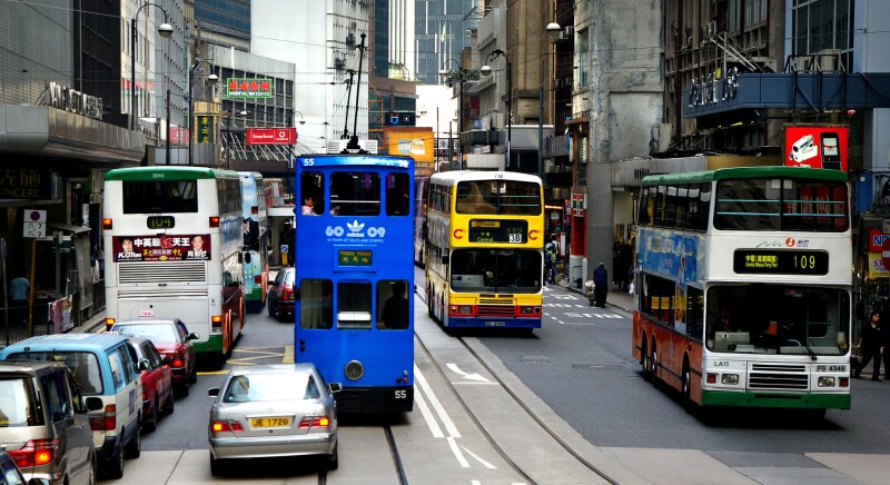 Hong Kong has a developed mass transit system.