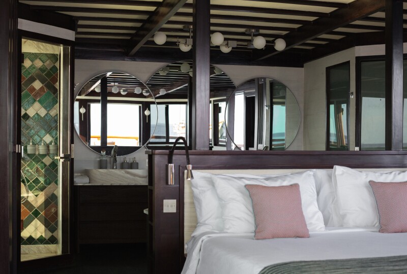 A suite on the Vela sailing yacht