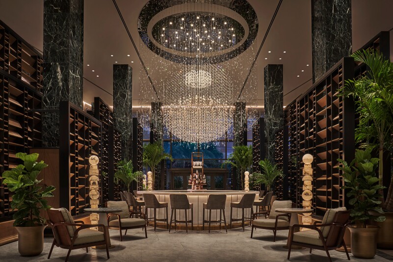 Chandelier Bar at Four Seasons Hotel New Orleans