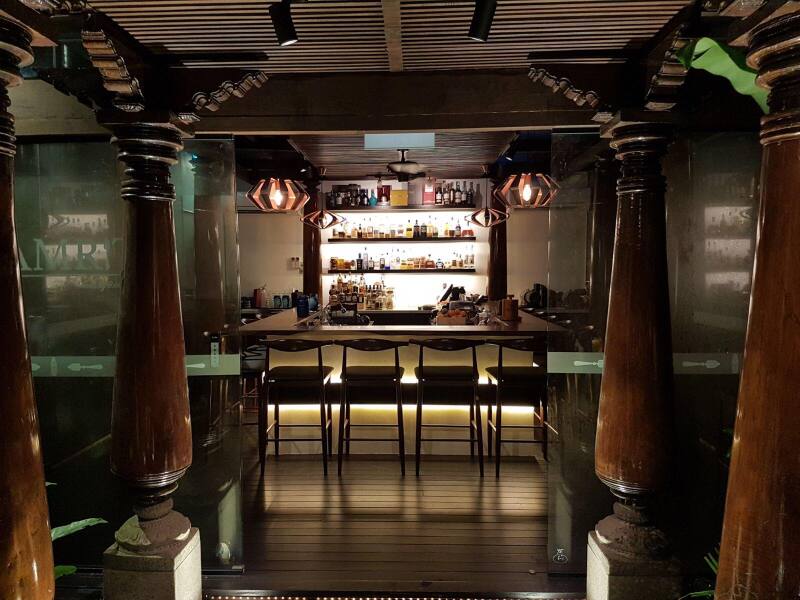 One of Singapore’s newest bars, Amrith serves quirky cocktails inspired by local foods.