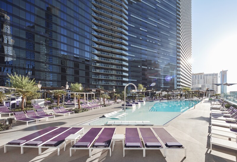 Soak up the sun and relax on a daybed or in a personal cabana, at the stylish Chelsea Pool.