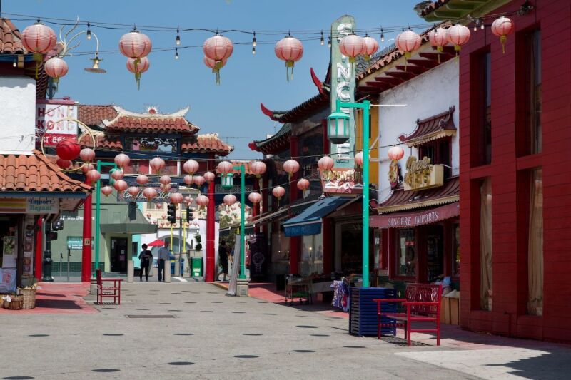 Los Angeles, where I live now, has a much more establish Chinese community with a Chinatown that was founded in the mid-1800s.