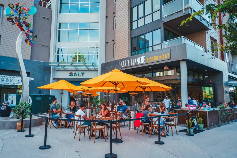 Hit Carte Blanche for Mexican food but save room for Parlor Doughnuts next door.