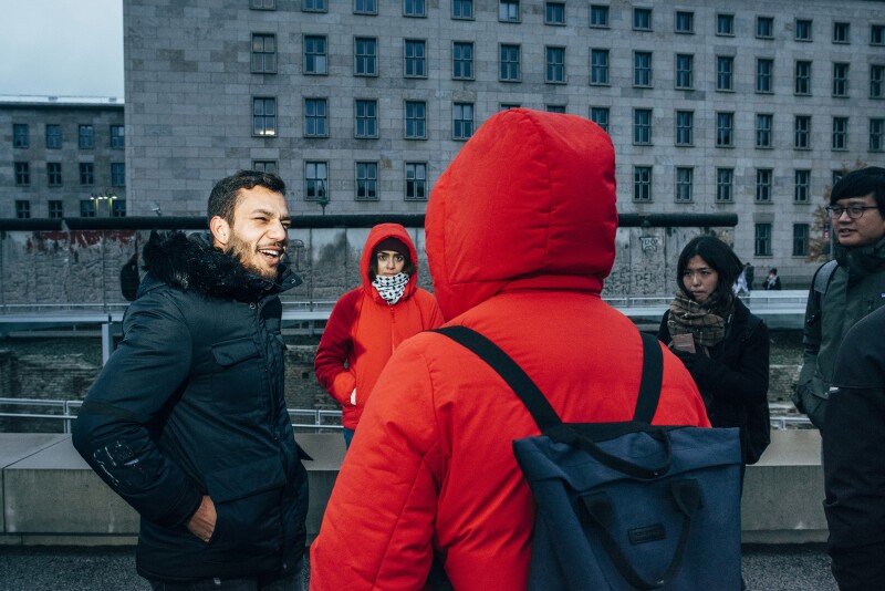 During his two-hour city tours Hesham Moadamani shares the story of his journey from Syria to Berlin.