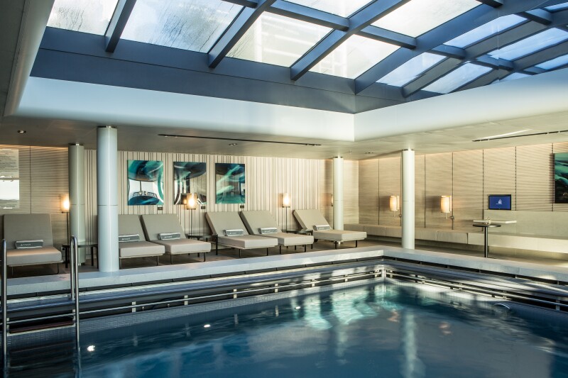 Imagine relaxing poolside while you sail past ice sheets.