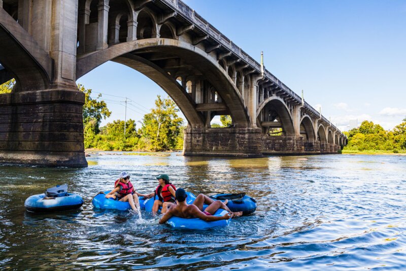 Make time to drift down the river.