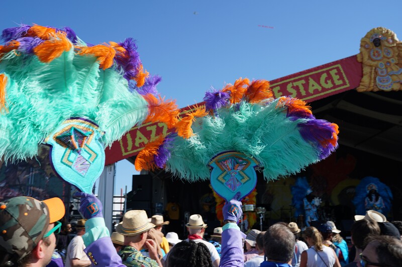 At Jazz Fest, you’ll see all kinds of revelers and music fans.