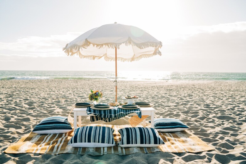 Santa Monica Picnic Co. beach picnic
