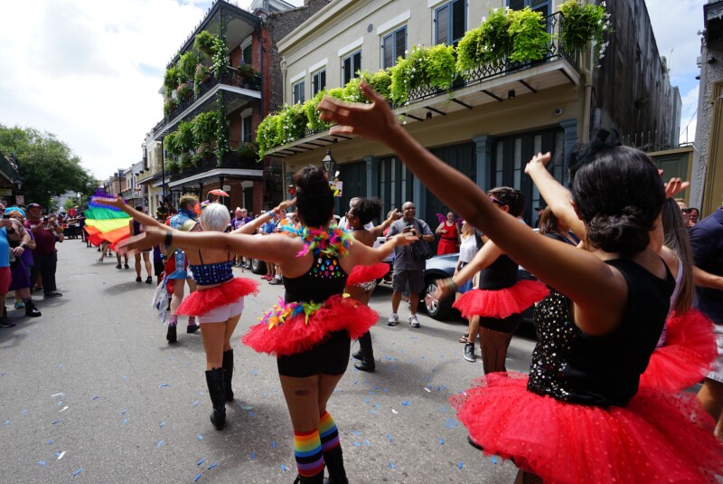When spotted in the Quarter in early June, tutus and rainbow flags signal Pride Weekend. At other times of year, they mean business as usual.