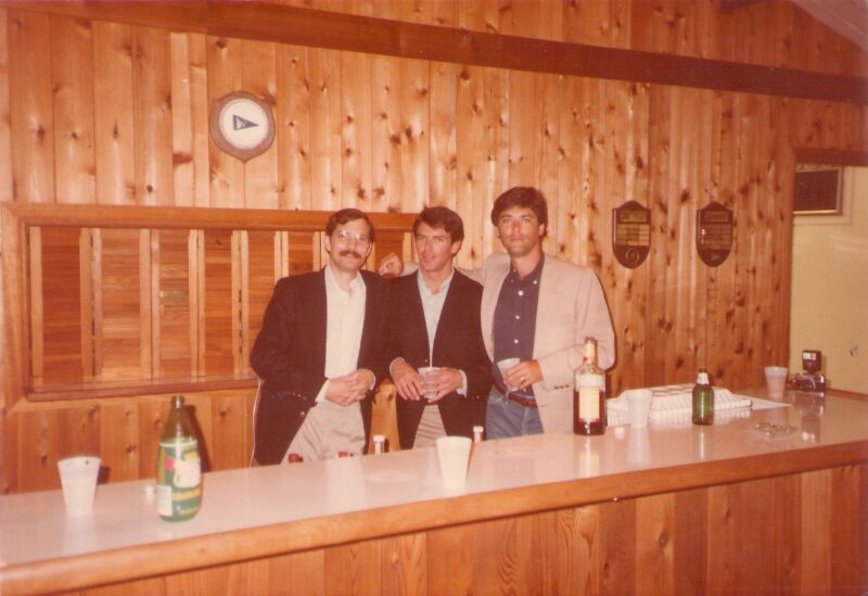 The Hamilton brothers from left to right: Patrick, Bob (my dad), and Luke.