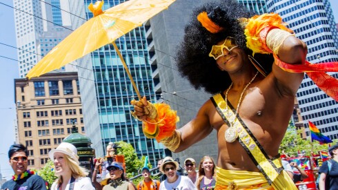 An event at this year's San Francisco Pride pays homage to the 1970s, in part to subtly commemorate the aftermath of the historical Stonewall Riots.