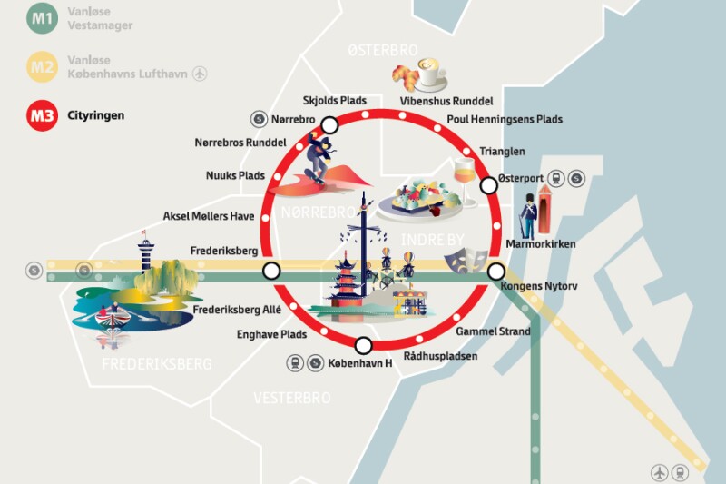 The new M3 Circle Line connects neighborhoods that weren’t accesible by train before.