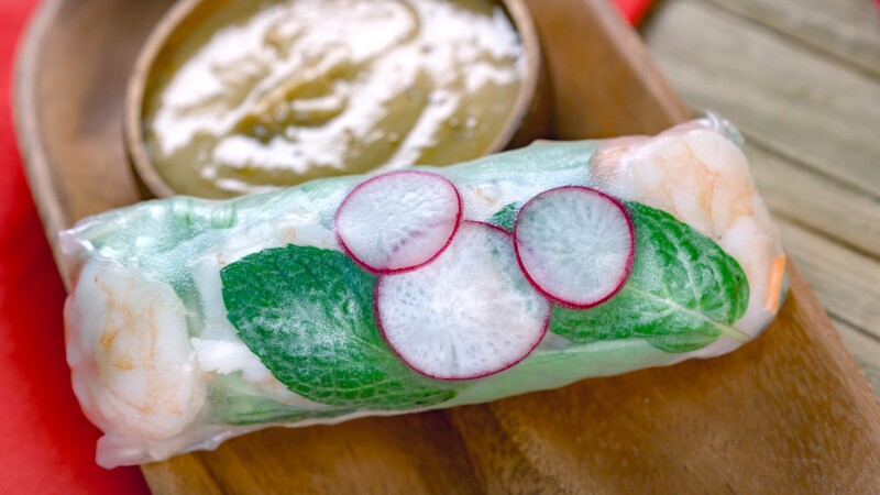 At Bengal Barbecue, even the pad thai spring rolls sport a hidden Mickey.