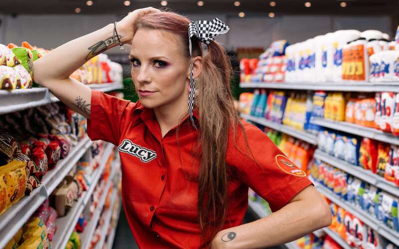 British artist Lucy Sparrow helmed “Sparrow Mart,” a large-scale pop-up in The Standard, Downtown LA.