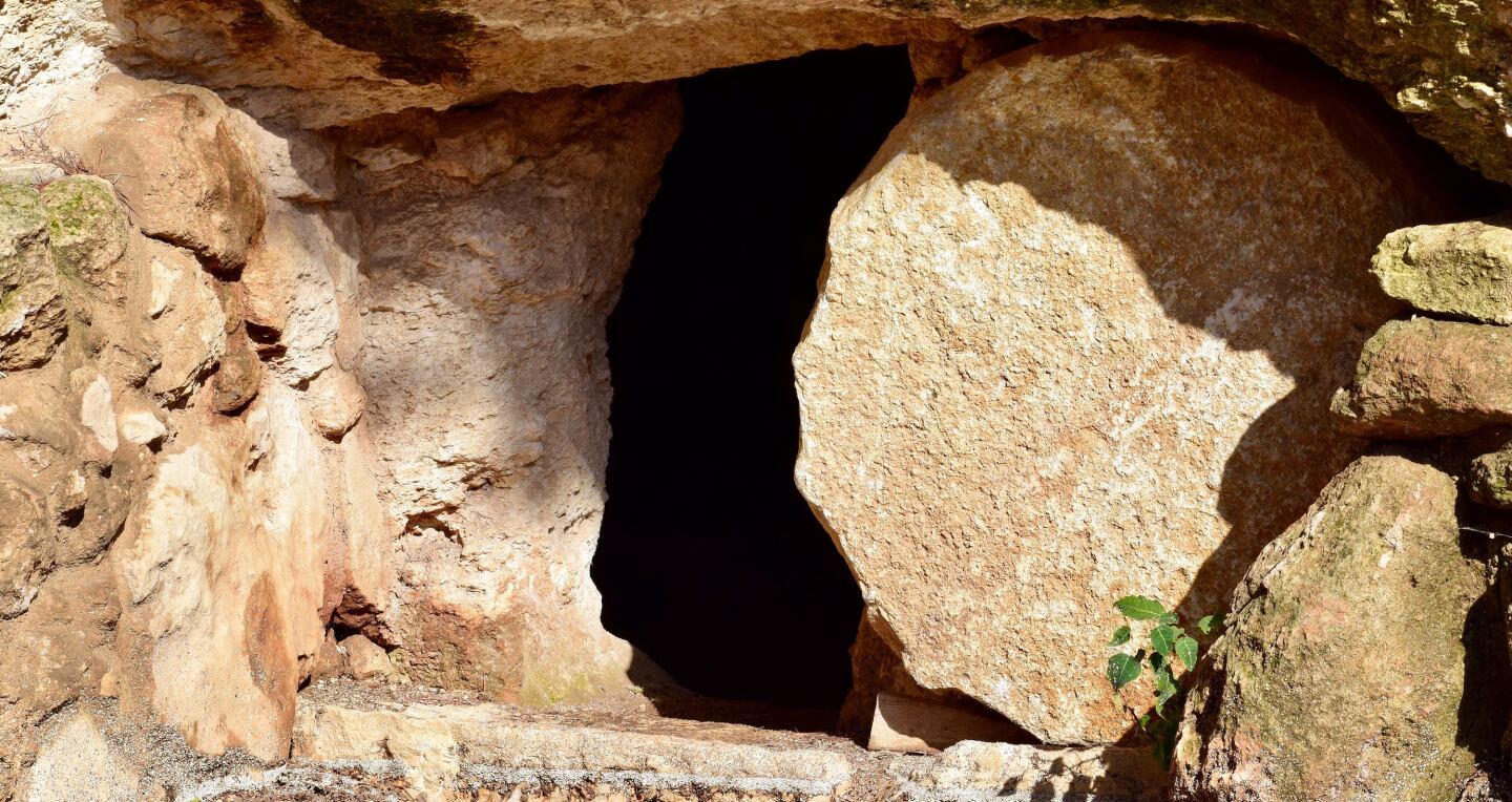 The empty tomb of Jesus is an ancient Christian pilgrimage site in Jerusalem.