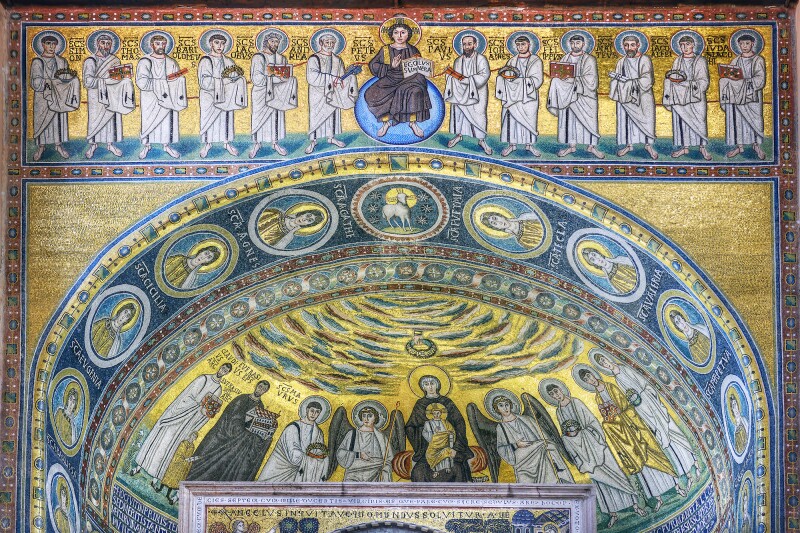 The Byzantine mosaics at the Euphrasian Basilica in Poreč, Croatia