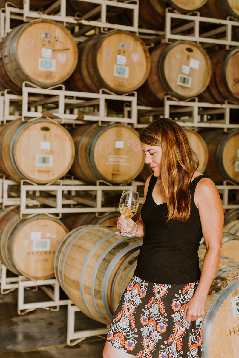 Meredith Smith is beind both Ste. Chapelle and Sawtooth Winery, where she makes highly acclaimed vintages.