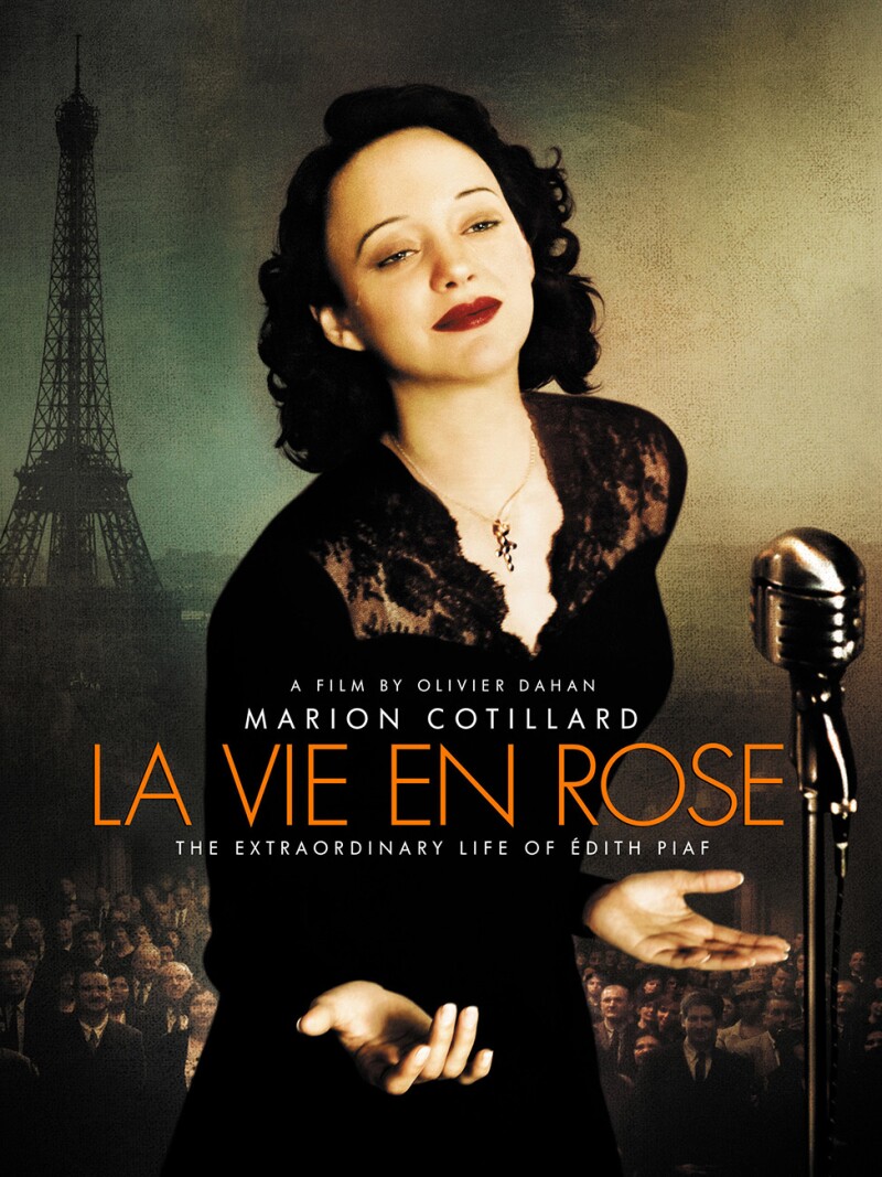 Marion Cotillard costumed as Edith Piaf on the cover for 'La Vie en Rose'