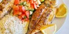 grilled gilt-head bream and red snapper