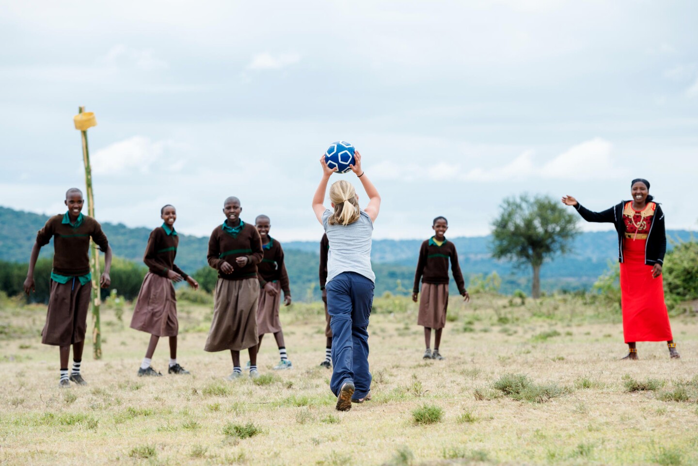 Soccer match at TAASA Lodge