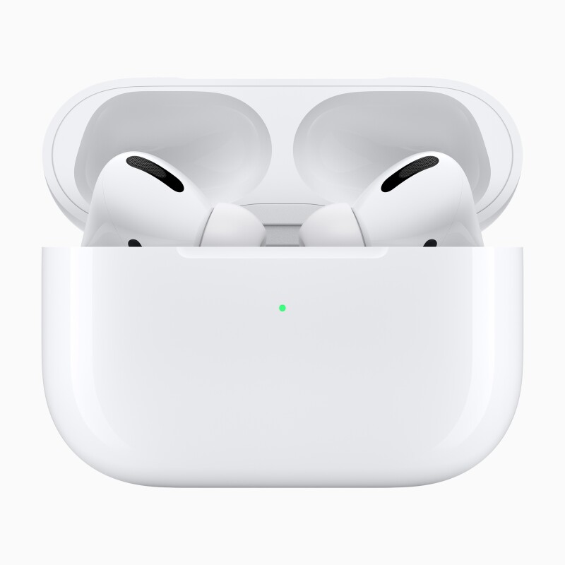 The charging case of the new AirPods Pro provides up to 24 hours of charging time.