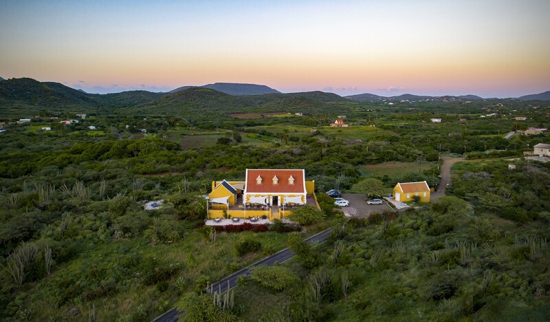 Nature lovers should book a room at the Landhuis Klein Santa Martha, near great hiking and diving.