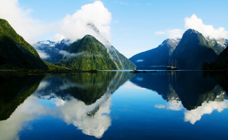 Milford Sound in New Zealand