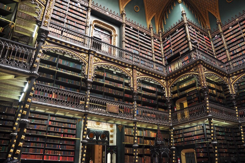 The yet-to-open NoMad Restaurant will take its design cues from the Royal Portuguese Cabinet of Reading, seen here, in Rio de Janeiro.