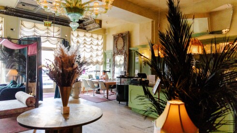 The Siren Hotel’s lobby