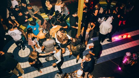 Patrons at Keys in Los Angeles on March 7, 2025.