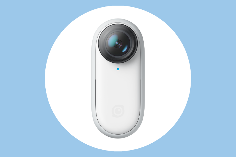 The Insta360 GO 2 is just barely bigger than your thumb and weighs as little as an AA battery.