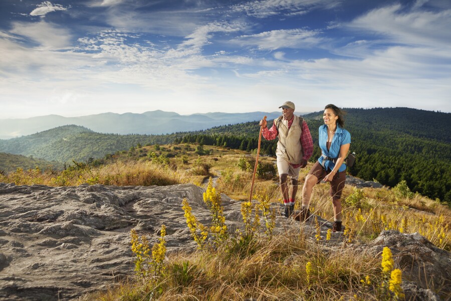 Hiking among Asheville’s gorgeous landscapes is a popular pastime among travelers and locals alike.
