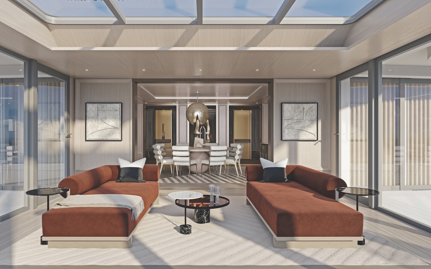 Rendering of a Regent Suite on the forthcoming <i>Seven Seas Grandeur</i>.