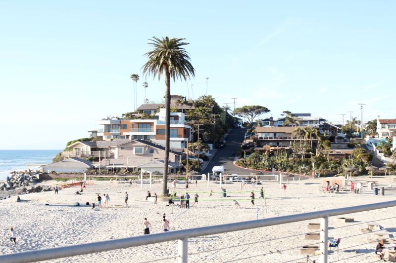 A beach at Encinitas, San Diego county
