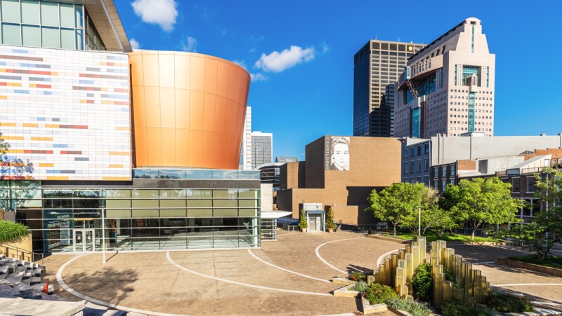 Exterior of Muhammad Ali Center in Louisville