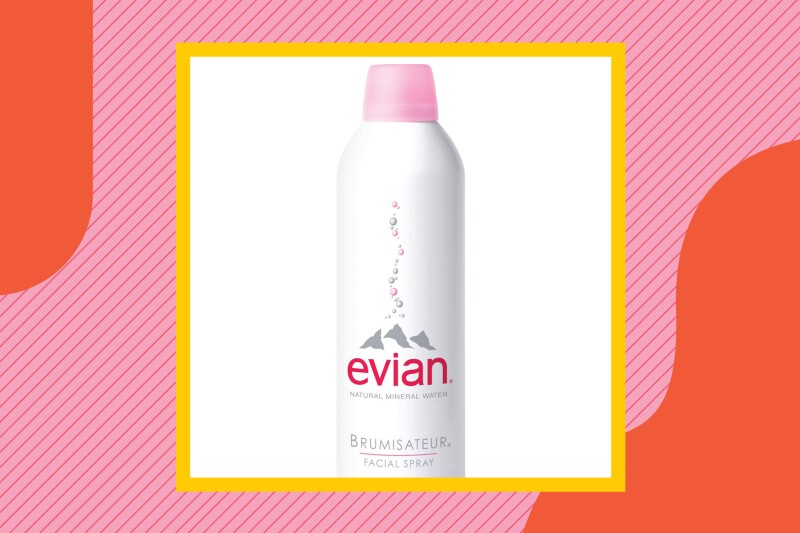 Use Evian facial spray after a long plane ride for some much-needed hydration.