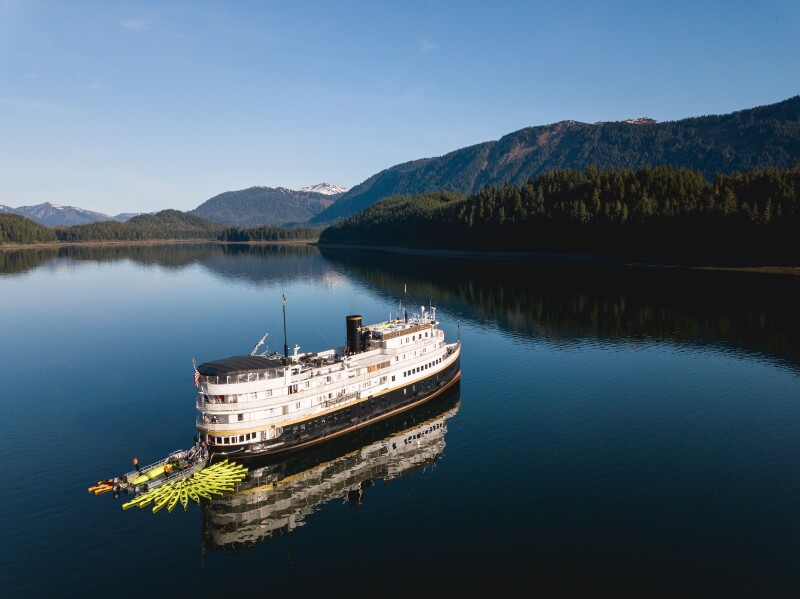 Other than a day-stop in Glacier Bay, the SS Legacy makes port calls based on weather, wildlife, and whims.