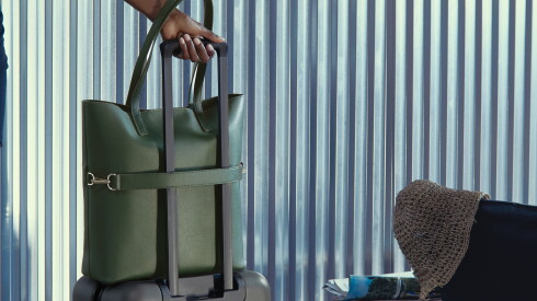 Away Just Launched a Leather Travel Tote Collection