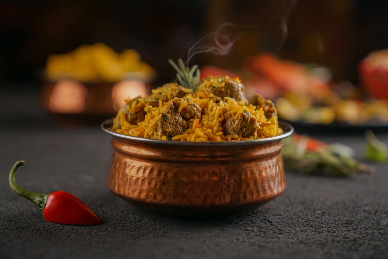 indian meat biryani,