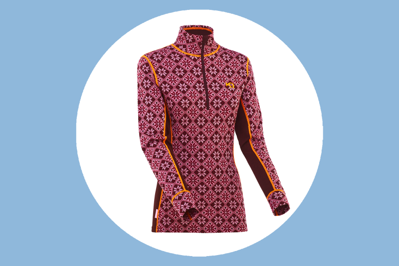 The merino wool base layers by Kari Traa are stylish enough to wear off the slopes, too.